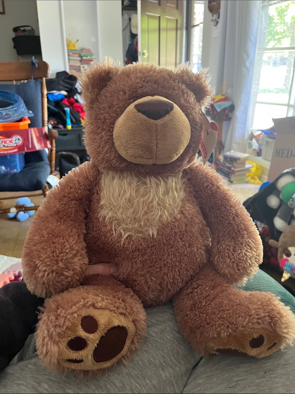Gund Brown Teddy Bear Slumbers Plush with Cream Chest Patch